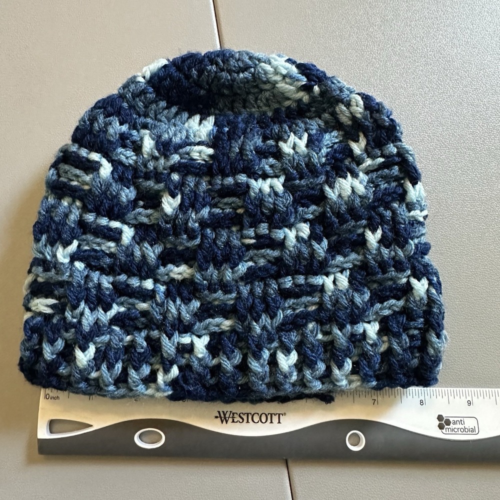 Unisex Winter Beanie Hat Knit Handmade  Yarn Adult/Teen Winter Apparel